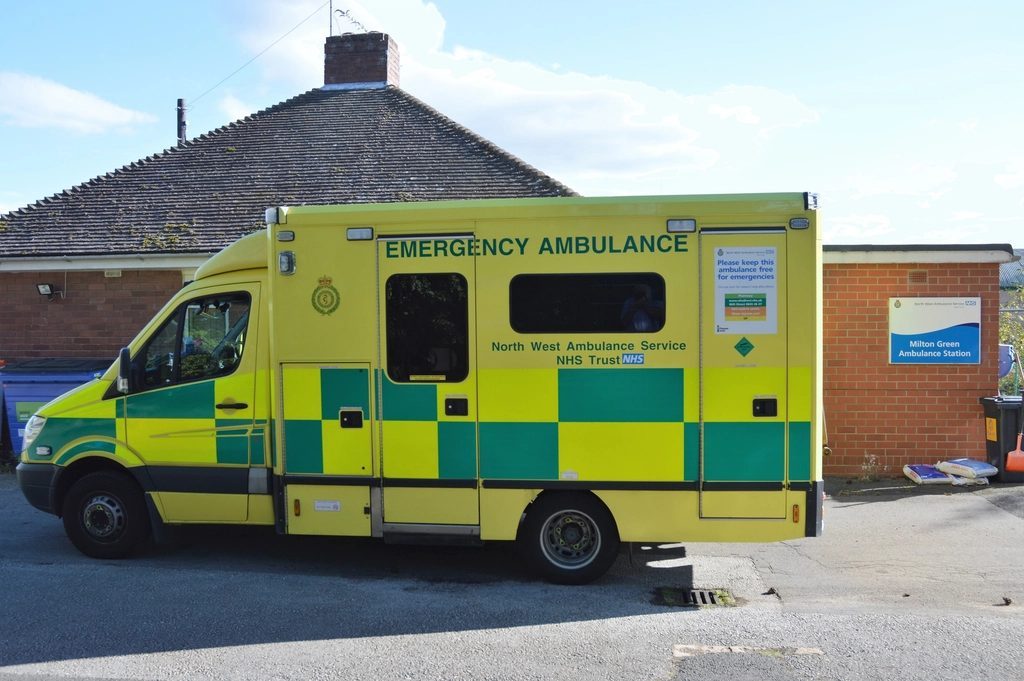 Ambulance stationnée